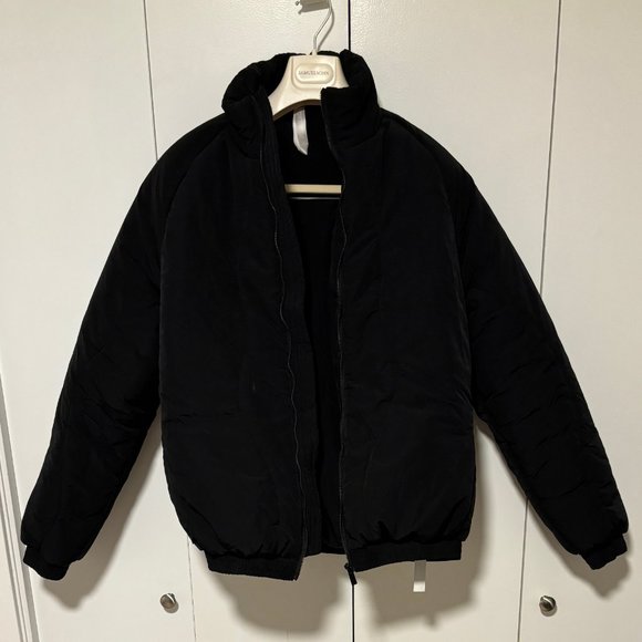 Cottweiler BNWT Erosion Puffa Black Bomber Jacket M-L - Picture 3 of 16